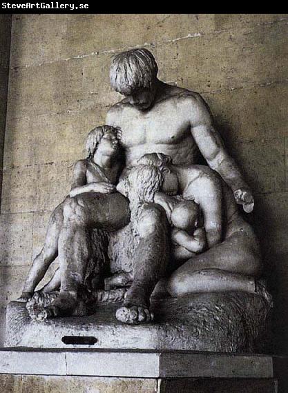 unknow artist Cain and his Children Accursed of God